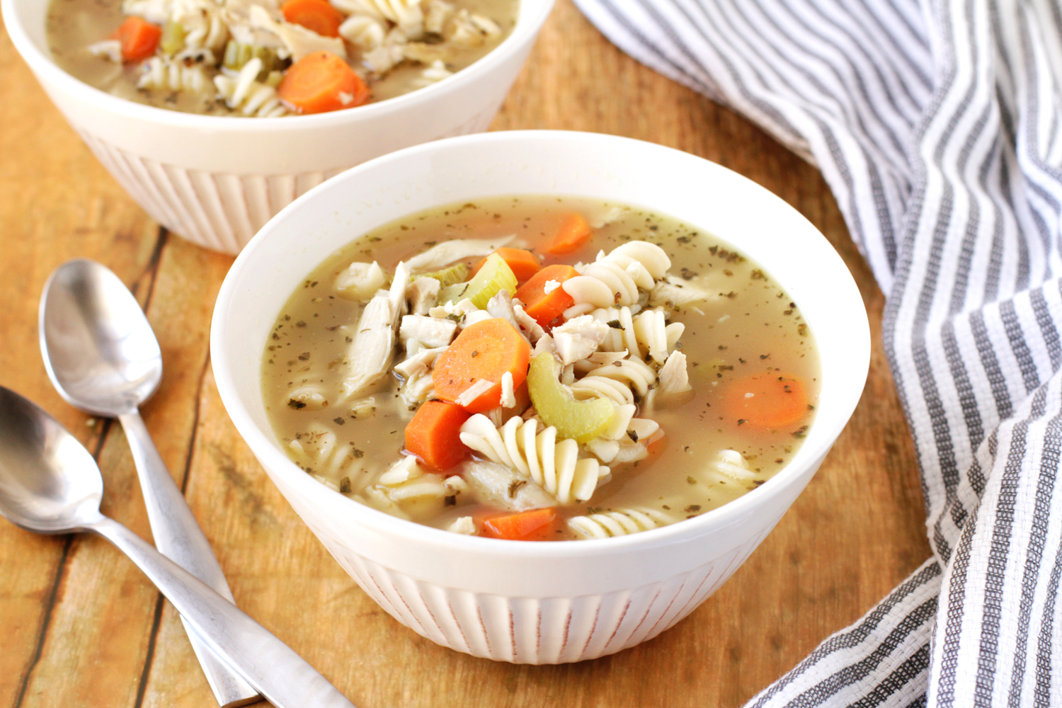 Low FODMAP Chicken Soup From Scratch - Delicious As It Looks