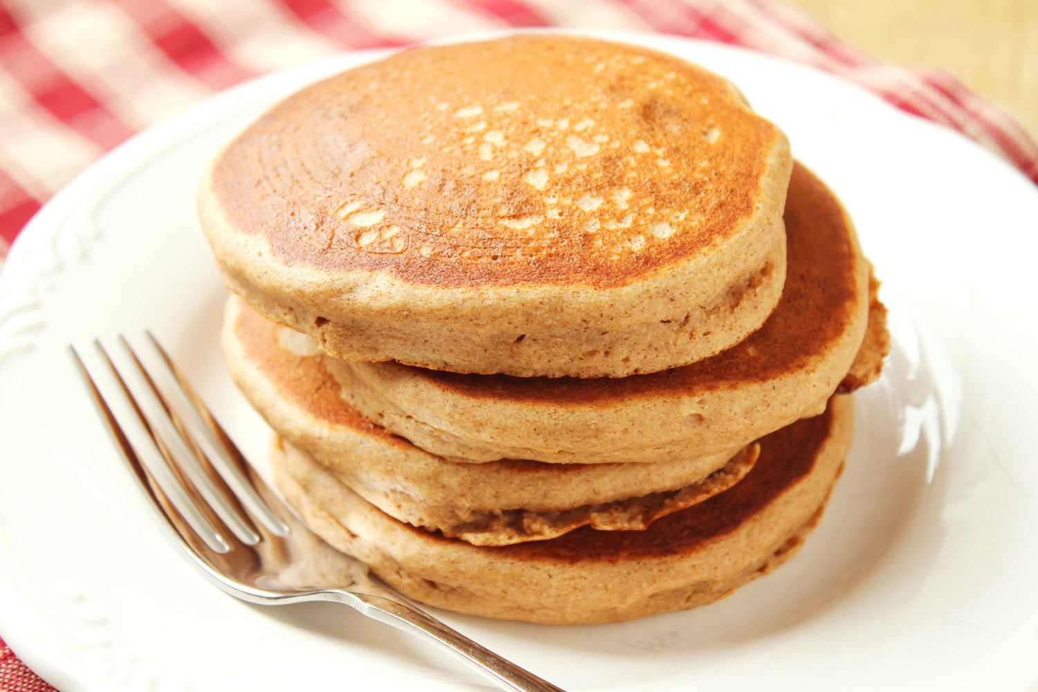 Vanilla Cinnamon Quinoa Pancakes