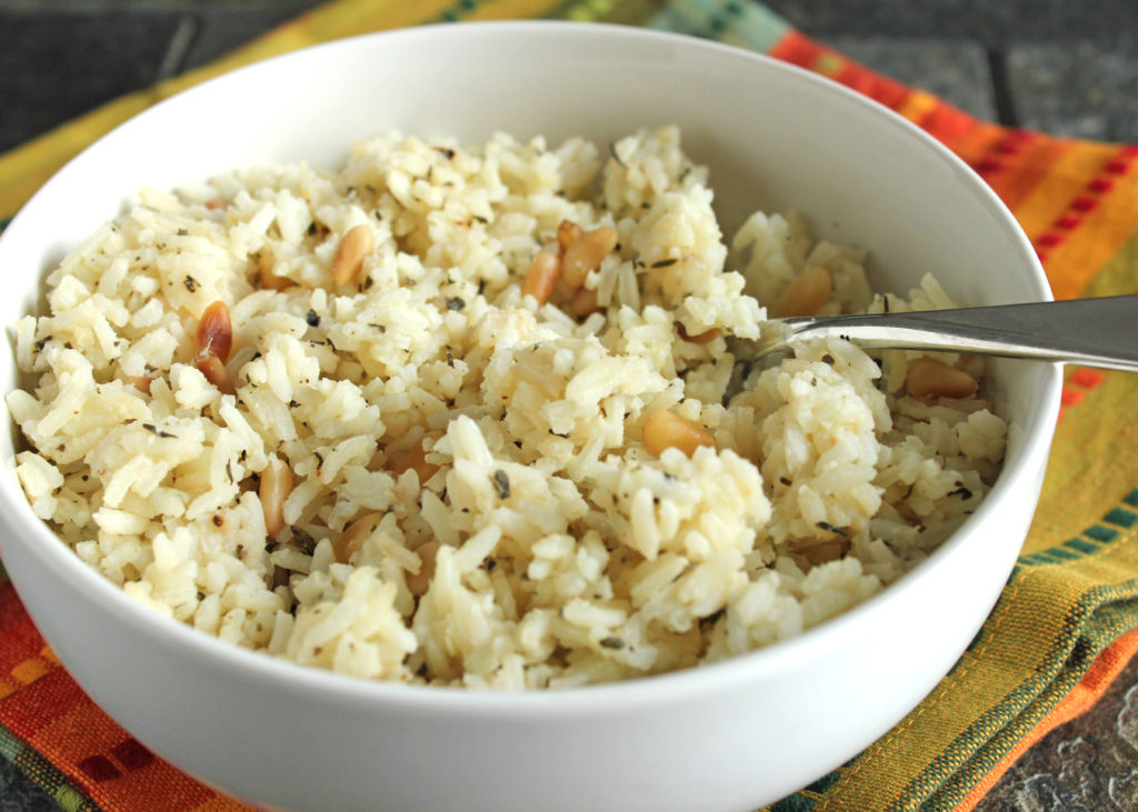 Low-FODMAP Herbed Basmati Rice