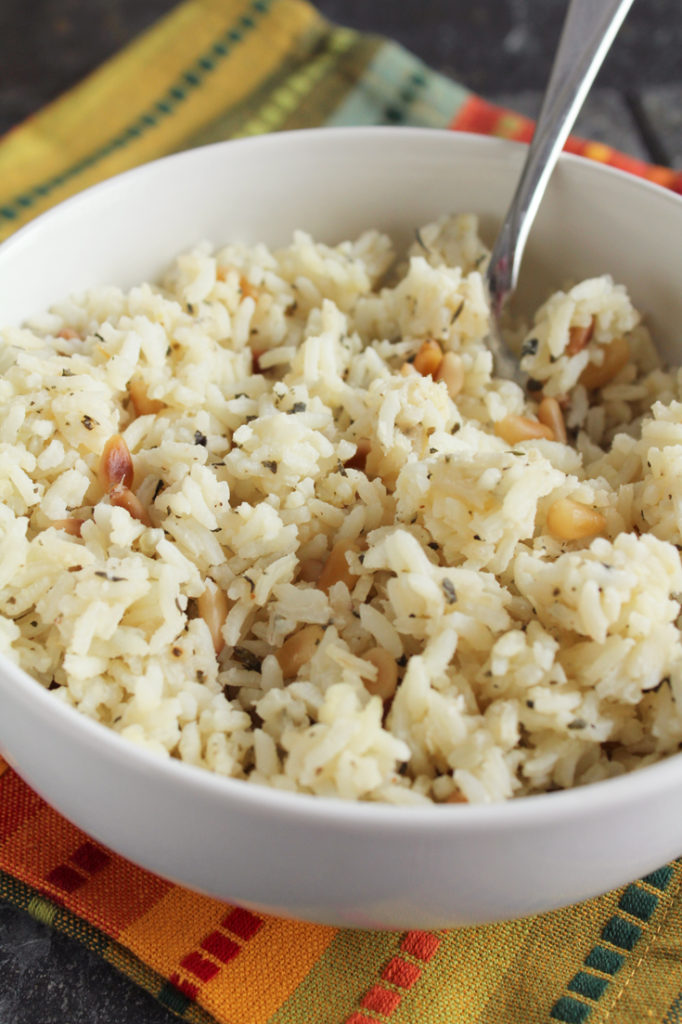 Low-FODMAP Herbed Basmati Rice