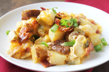 Loaded Baked Potato & Chicken Casserole