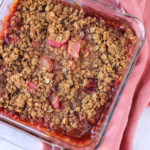 Low FODMAP Rhubarb Crisp