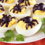 Spooky Spider Deviled Eggs