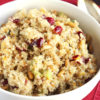 Low FODMAP Cranberry Orange Quinoa Stuffing
