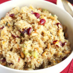 Low FODMAP Cranberry Orange Quinoa Stuffing