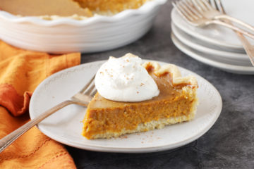 Low FODMAP Pumpkin Pie
