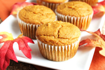 Vegan Low FODMAP Pumpkin Muffins