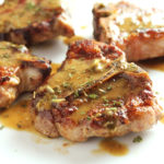 Low FODMAP Seared Lamb Chops with Dijon-Herb Pan Sauce
