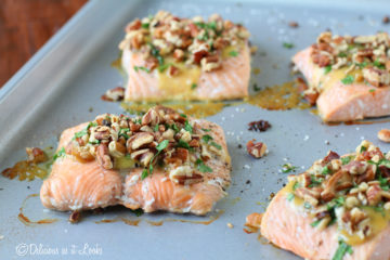 Low-FODMAP Dijon Pecan Baked Salmon