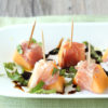 Low FODMAP Prosciutto Wrapped Cantaloupe