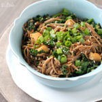 Low-FODMAP Sesame Soba Noodles with Chicken and Kale