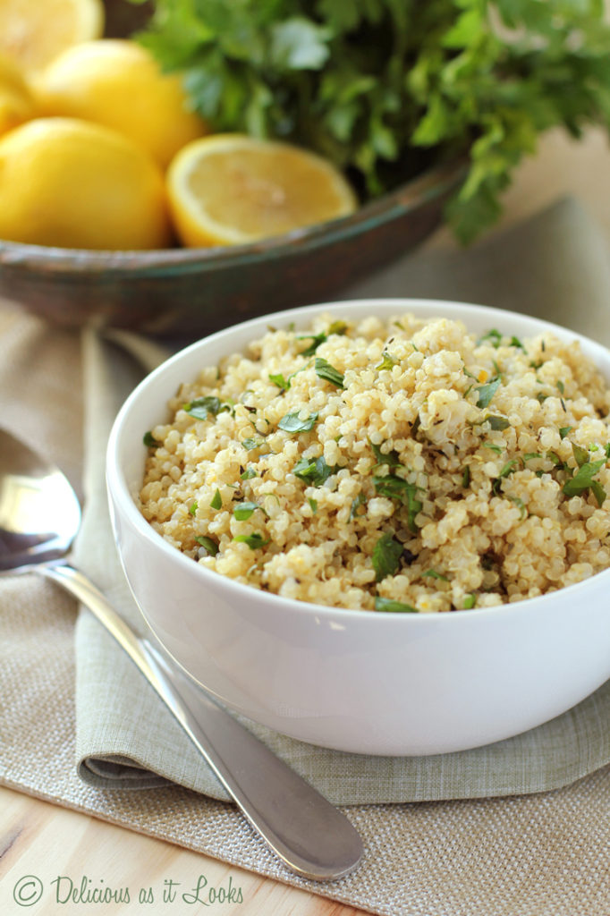 Low-FODMAP Lemon Herb Quinoa