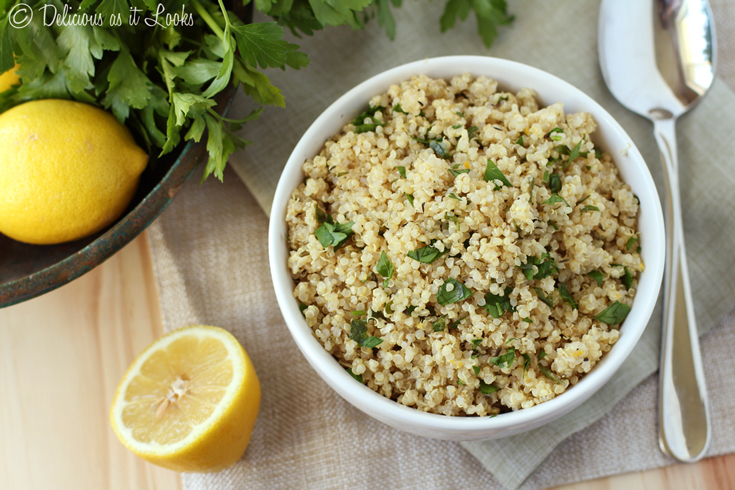 Low-FODMAP Lemon Herb Quinoa