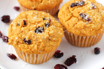Low FODMAP Cranberry Pumpkin Muffins