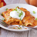 Low FODMAP Pumpkin Enchiladas