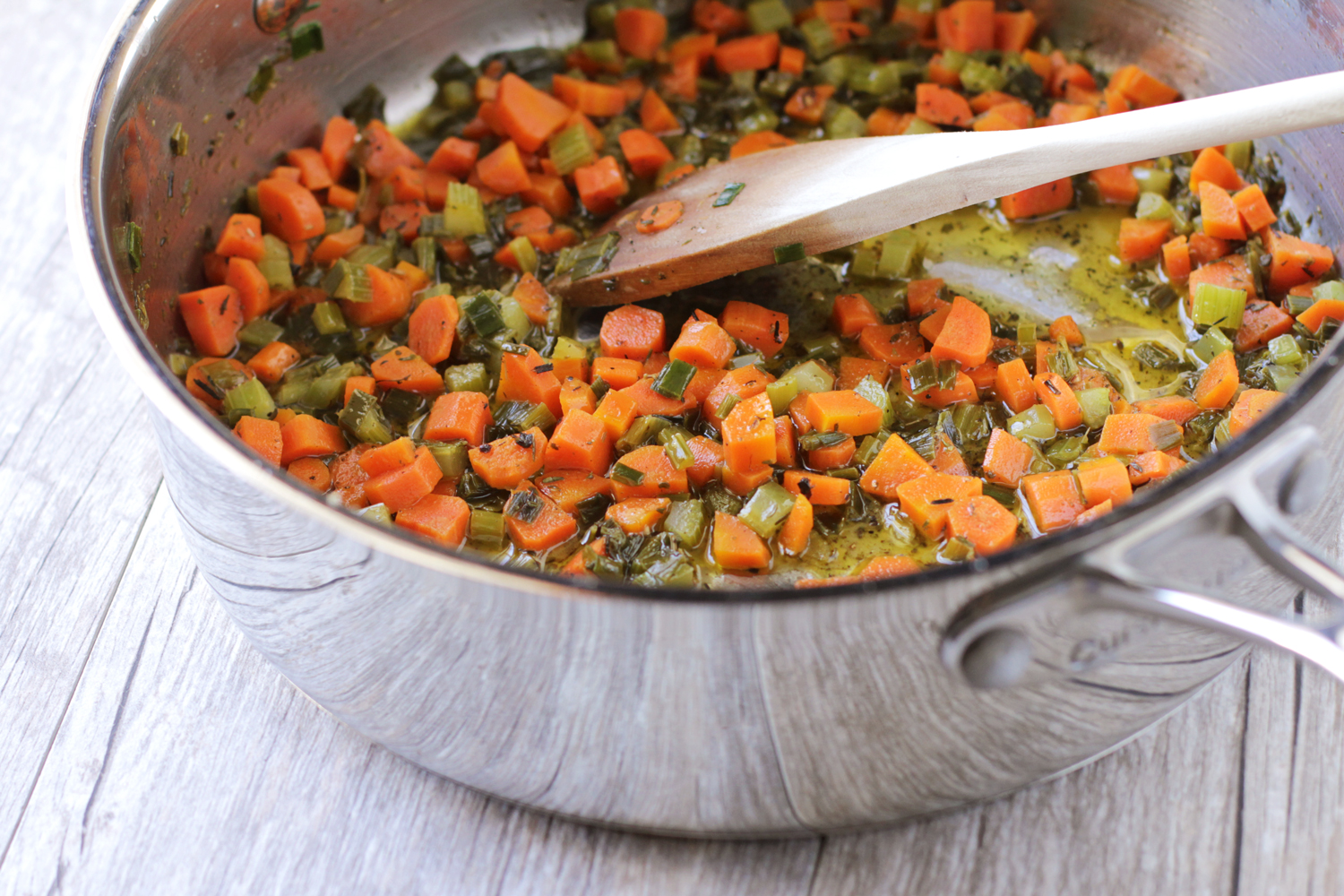 saute veggies in butter