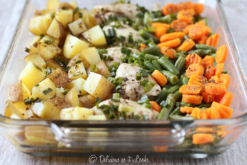 Low-FODMAP One-Pan Chicken Dinner Bake