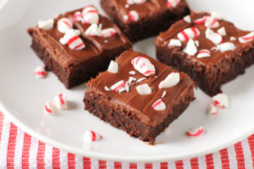 Low FODMAP Peppermint Crush Brownies