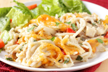 Low FODMAP Turkey (or Chicken) Tetrazzini