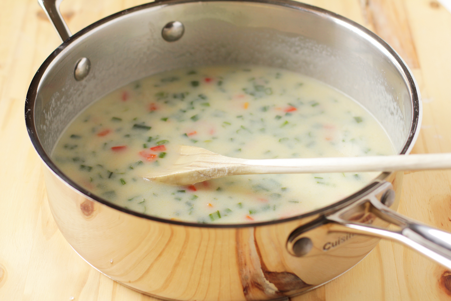 making white sauce