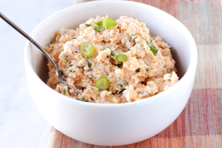 Low FODMAP Smoked Salmon & Cheddar Spread
