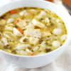 Low FODMAP White Minestrone with Tofu