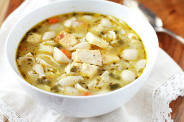 Low FODMAP White Minestrone with Tofu