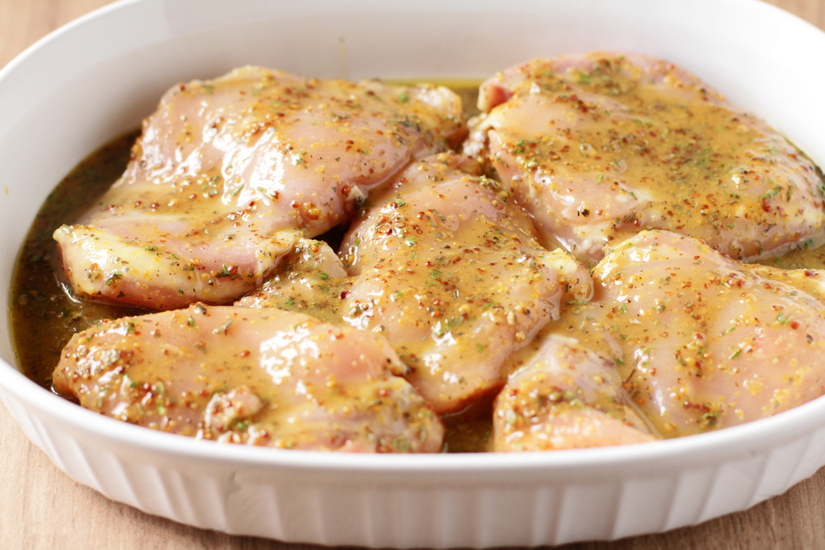 chicken ready to bake