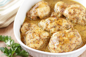 Low FODMAP Maple Mustard Baked Chicken