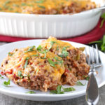 Low FODMAP Spanish Beef and Rice Casserole