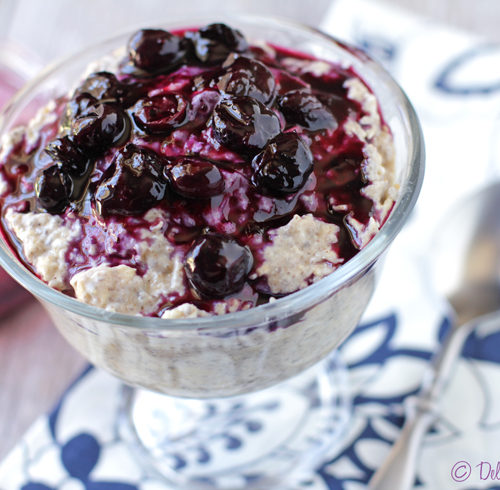 Berry Overnight Oats Crumble Cup