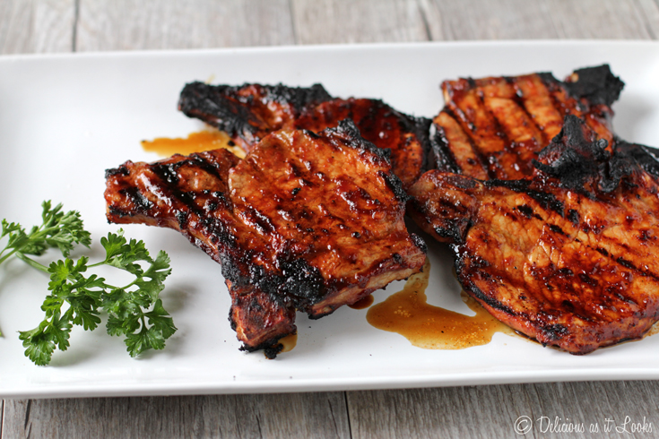 Low-FODMAP Balsamic BBQ Grilled Pork Chops – Delicious As It Looks