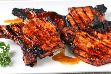 low fodmap balsamic bbq pork chops