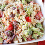 Low FODMAP Creamy Feta Pasta Salad