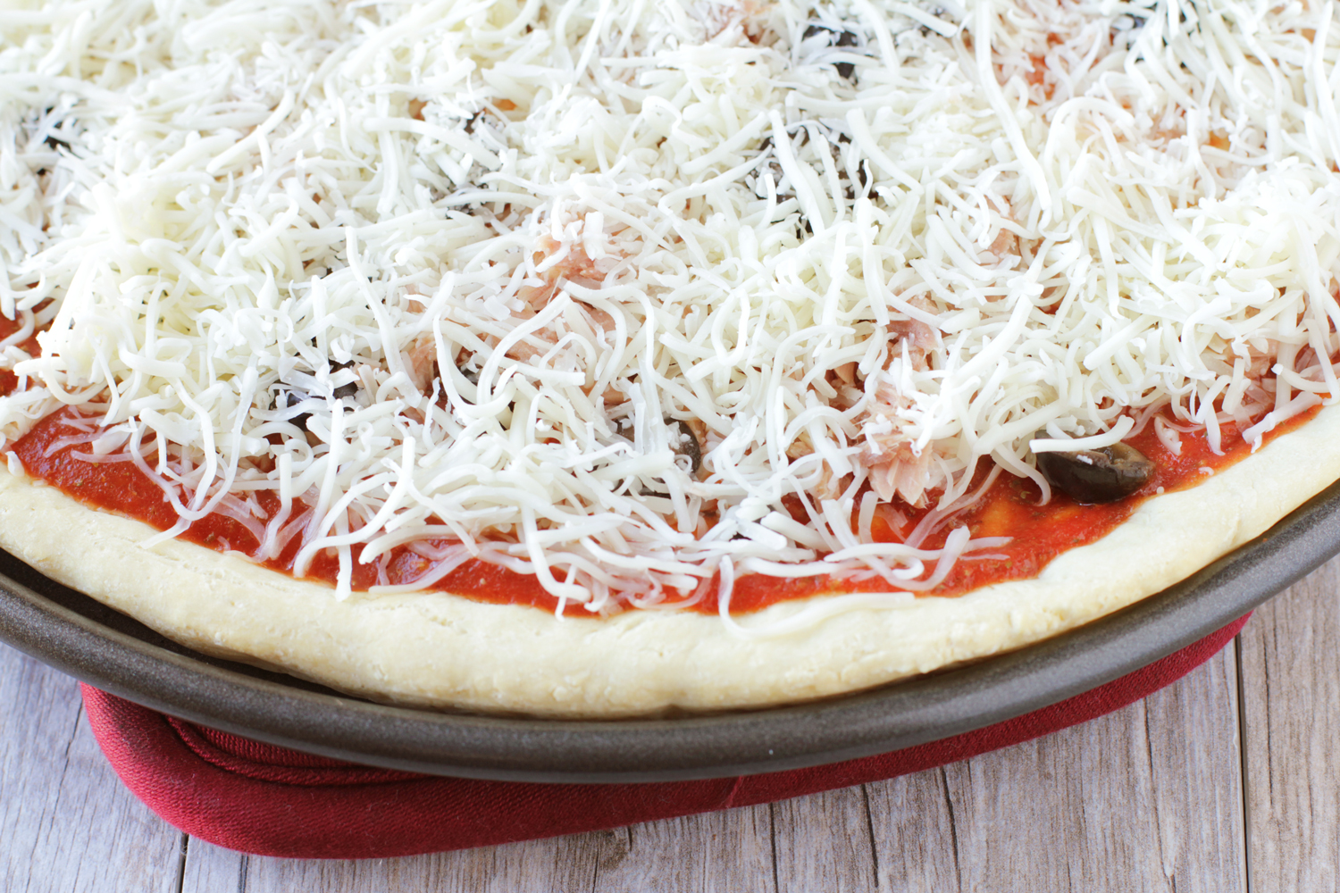 making low fodmap pizza