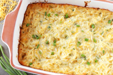 Low FODMAP Cheesy Hashbrown Casserole