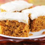 Low FODMAP Pumpkin Spice Bars with Maple Icing