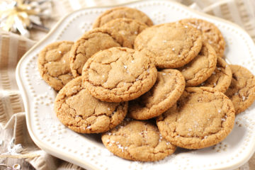 Low FODMAP Soft & Chewy Ginger Cookies