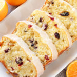 Low FODMAP Iced Orang Cranberry Bread