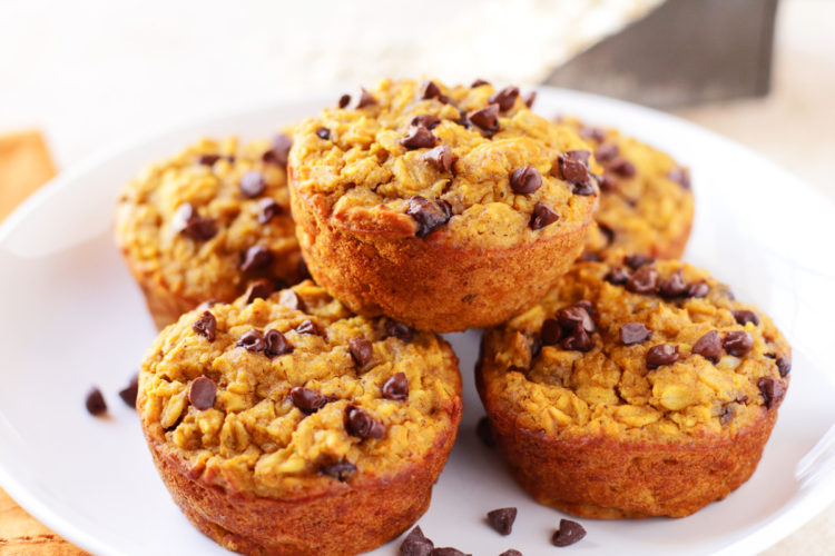 Low FODMAP Pumpkin Oatmeal Muffins