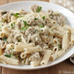 Low-FODMAP Creamy Italian Turkey Penne