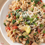 Low-FODMAP Tuscan Turkey Pasta