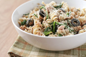 Low-FODMAP Tuna Pasta Toss