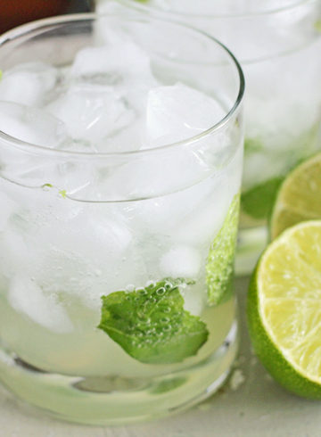 Low-FODMAP Virgin Mojitos