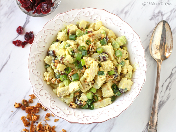 Low-FODMAP Curry Chicken Salad