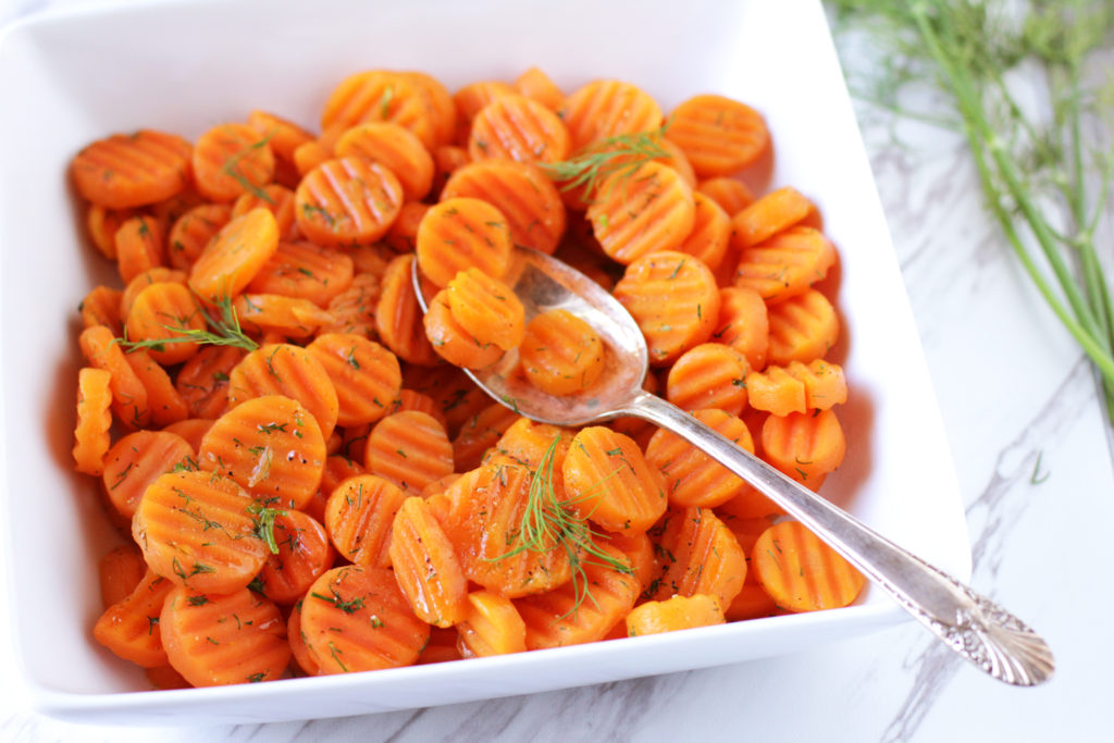 Low FODMAP Maple Dill Carrots
