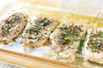 low fodmap tender baked pork chops