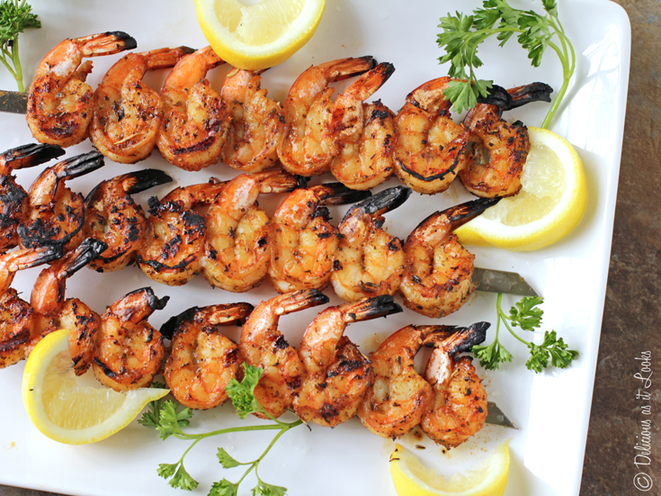 Low-FODMAP Grilled Paprika Shrimp