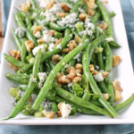 Low-FODMAP Green Beans with Walnuts and Blue Cheese
