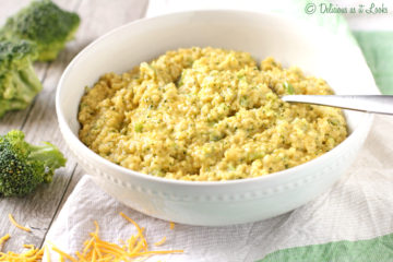 Low-FODMAP Cheddar Broccoli Millet